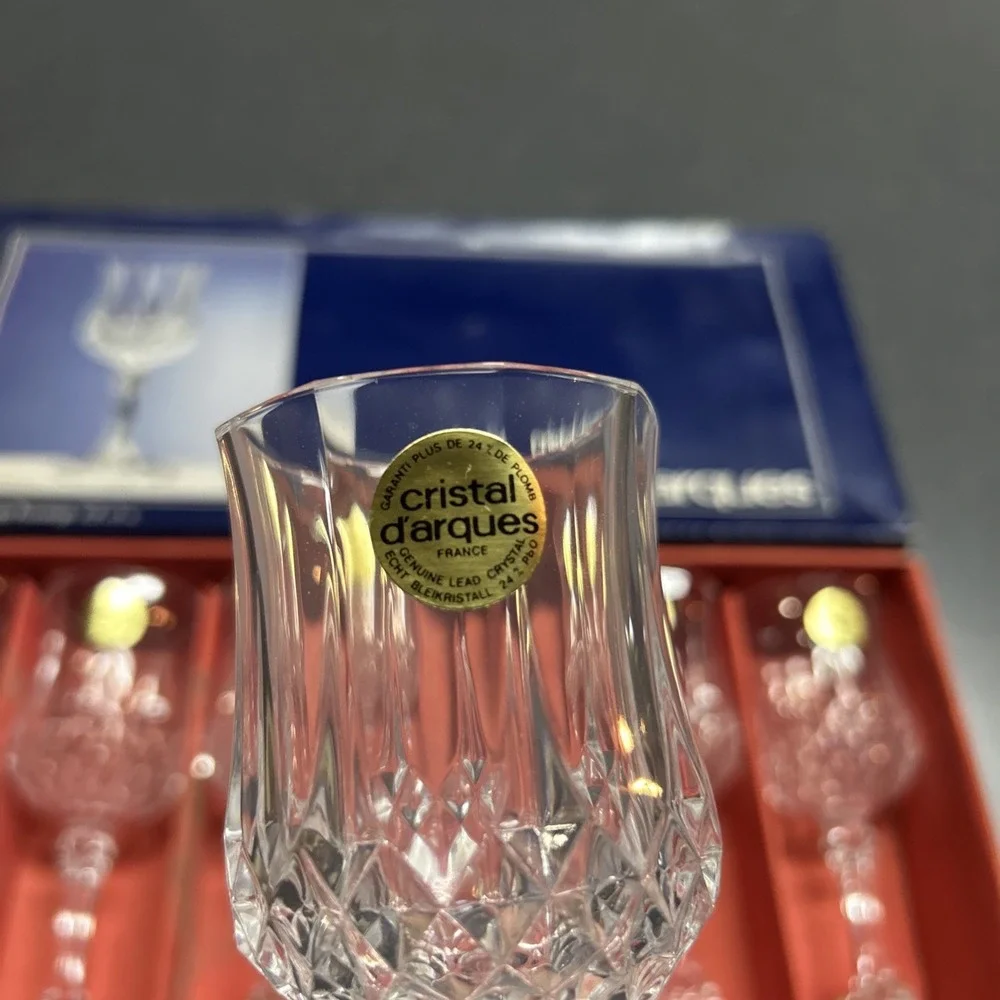 Set of 6 Cristal D'Arques Longchamp 5-3/4